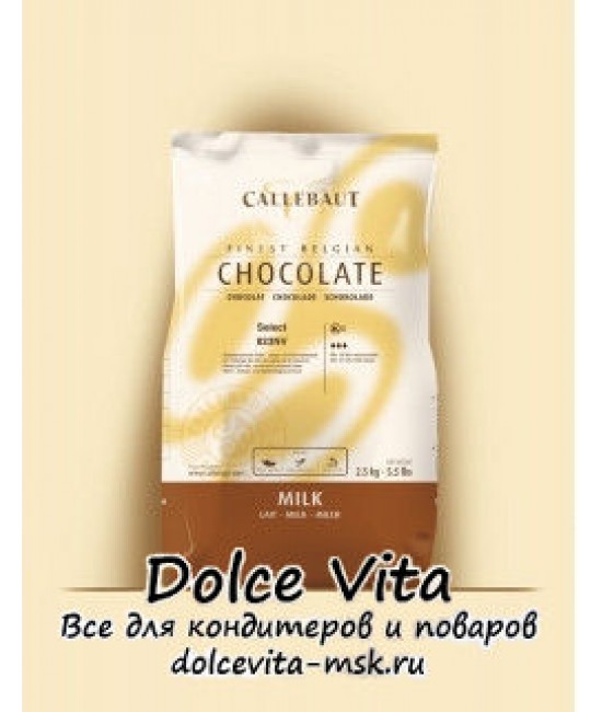  Молочный шоколад Callebaut (select). Содержание какао-продуктов 33,6%